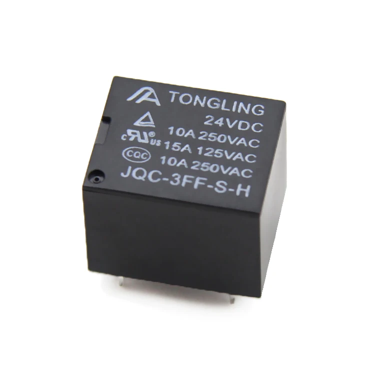 JQC 3F T73 24VDC 4 Pins 220V 10A Miniature Electric Relay Module