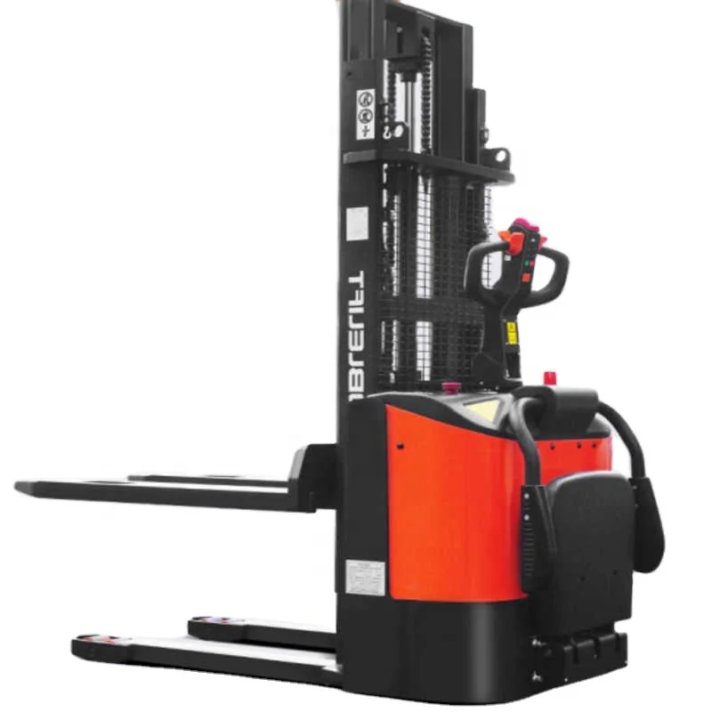 Box Lifter Semi-electric Robot Stacker, Vertical Plate Portable Telescopic Stacker, Used Electric Forklift 3 Wheel