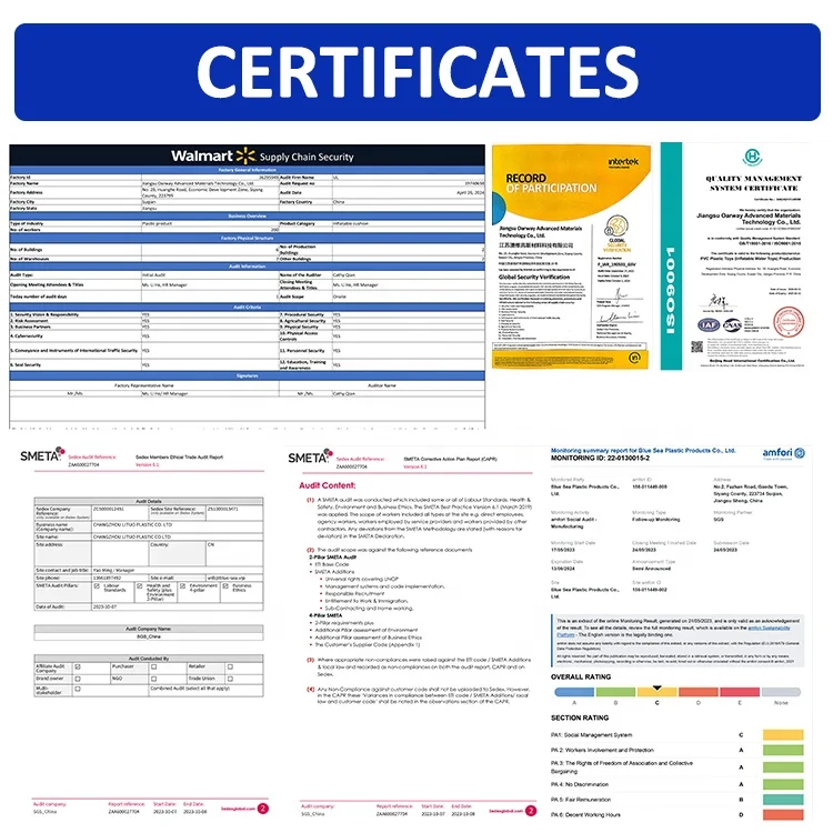 BS-f190 4-6 people inflatable pvc water tanning pool lounge float for camping on the water with net stripe floating bed