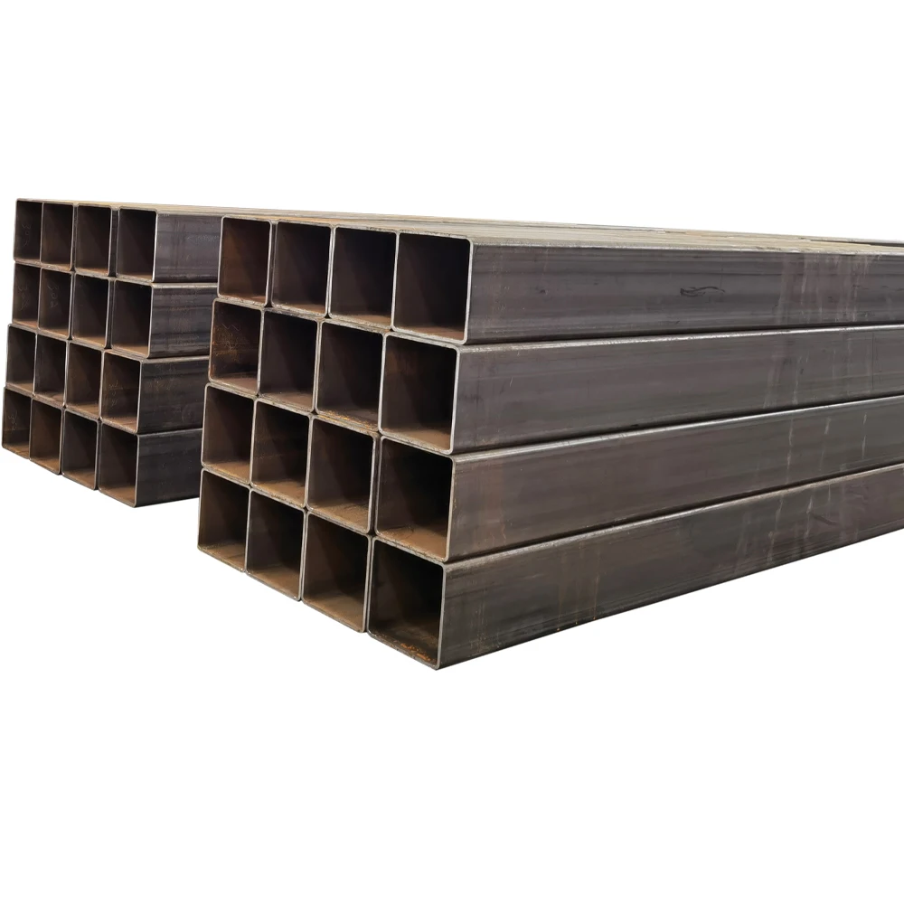 Trade Assurance Mild Steel Pure Black Square Hollow Section 75 X 75 X 2.3mm Myanmar market for constructure