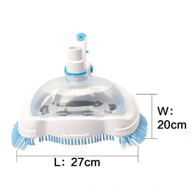 New Manual Bottom Pool Cleaner with Transparent Vacuum Suction Head for Swimming Pool Cleaning