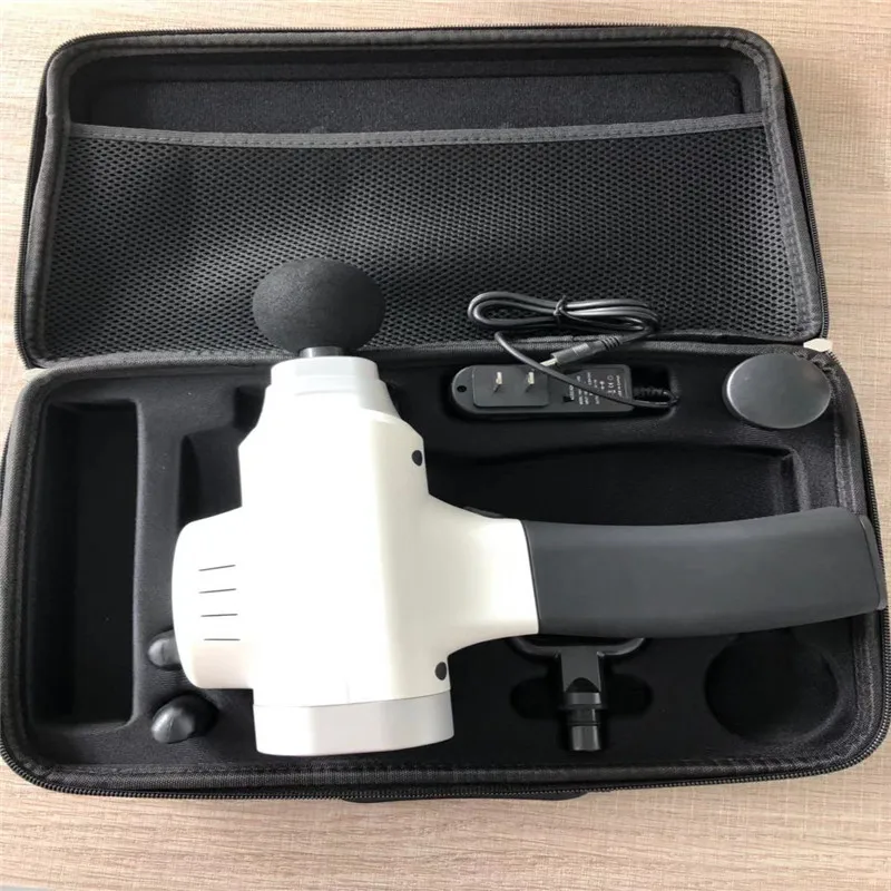 
portable personal percussion massage gun power gun vibration gun for health and fitness with travel case WE-8201 