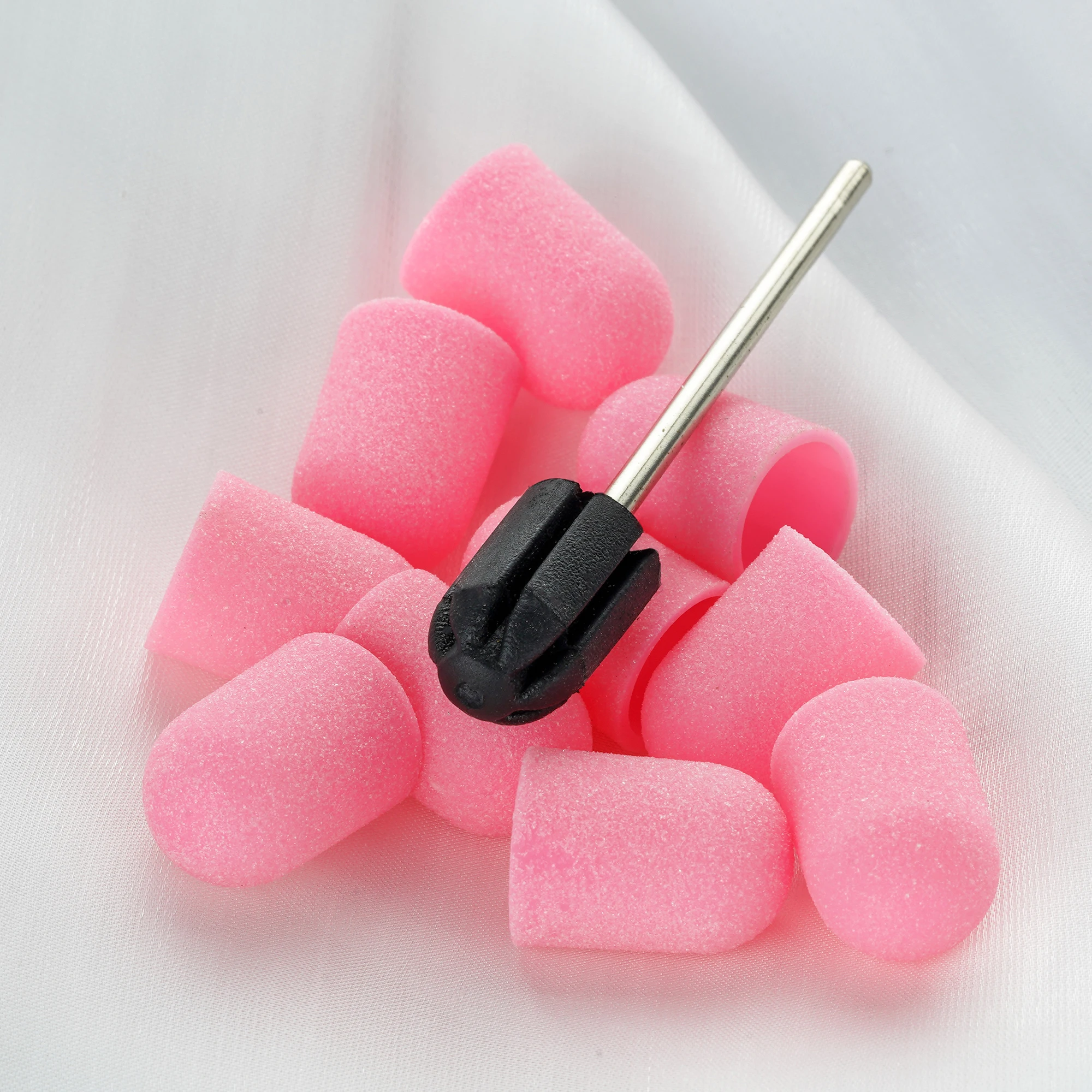 Remove Calluses Pink Pedicure Sanding Caps Nail Drill Bits