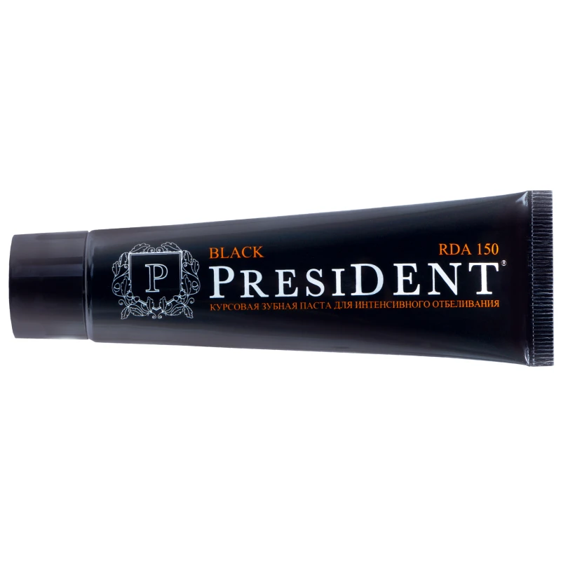 Toothpaste PRESIDENT Black (150 RDA) 50 ml fmcg distributor required