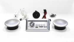 2022 Best Selling Desktop Embedded Qi Wireless Phone Charger Flush Mount Usb Phone Connect Speaker for Sofa Furniture