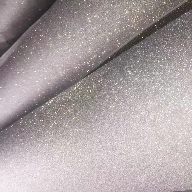 Sample Free Silver Glitter Adhesive Wallpaper Sticker