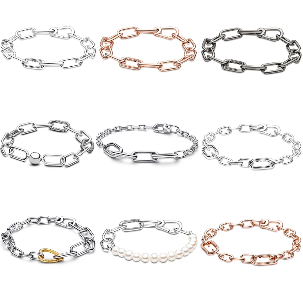 S925 стерлингового серебра DIY кулон змея цепочка я браслет подходит для Pandora аксессуары оригинальный браслет высокого класса ювелирные изделия