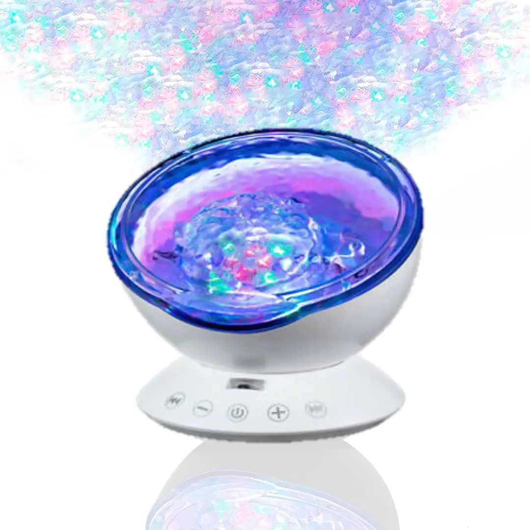 Ocean Wave Projector Night Light Holiday Party Lamp Creative Starry Sky Projector Led Galaxy Projector With Timer Moonlight