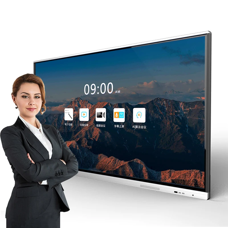 75 Inch 4K Full HD LCD Interactive smart board touch tv whiteboard