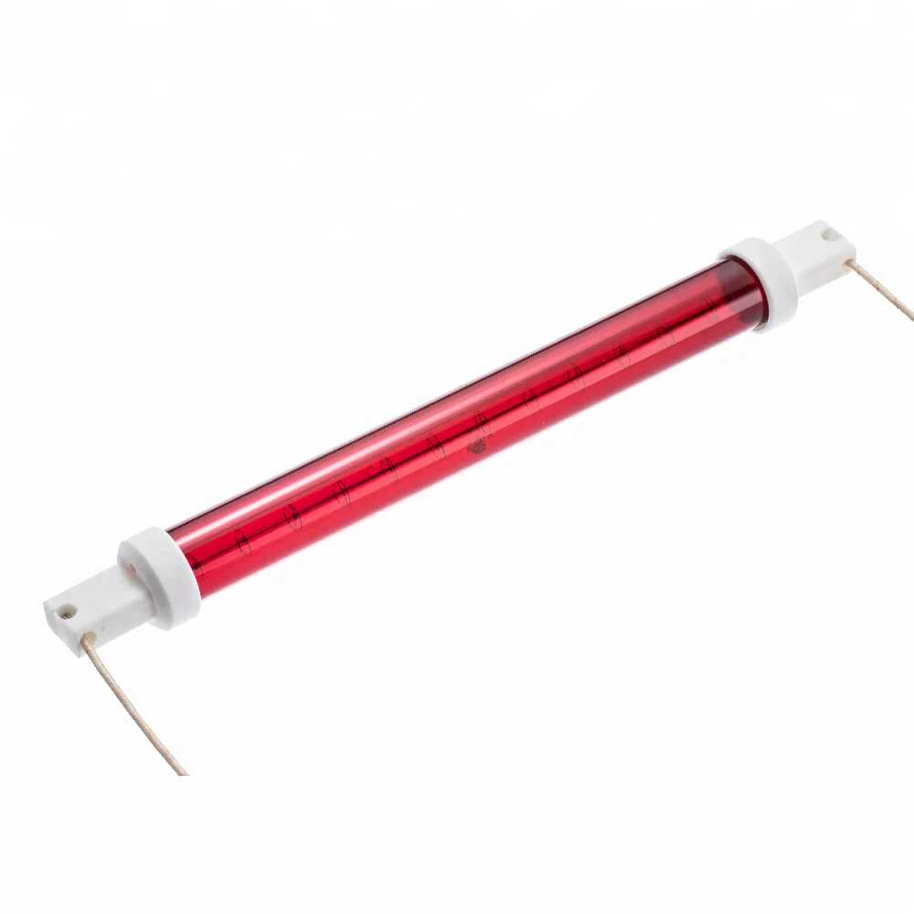 SK15T Ruby Half Plating White tubular tube Halogen Infrared heater Lamp