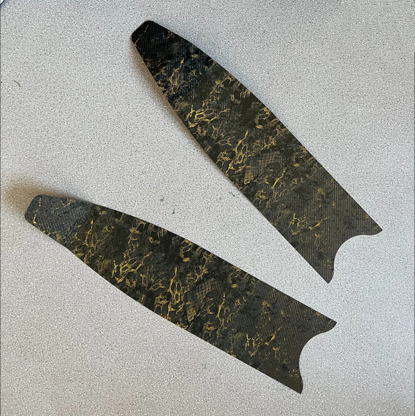 Free diving carbon fiber spearfishing long fin flipper swimming fin blade