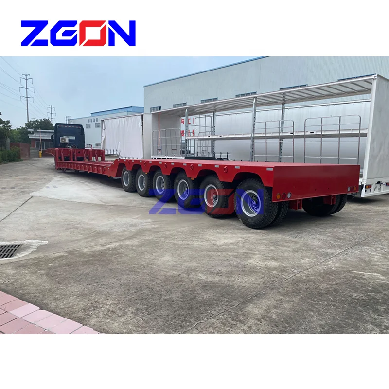 china detachable goose neck low-bed semi-trailer removable gooseneck trailer goose neck trailer