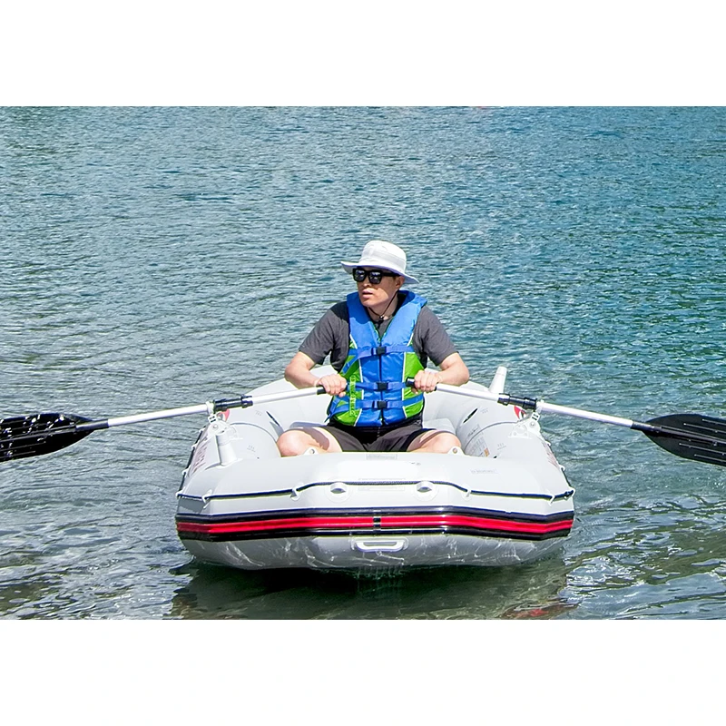 Hot Selling Inflatable Water Rowing Folding Kayak Assault River Fishing Boats Inflatable Boat For 2 Persons