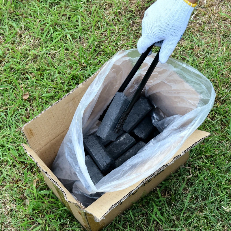 Long Burning Time Eco-friendly Natural Black Bamboo Fiber Charcoal for Bbq