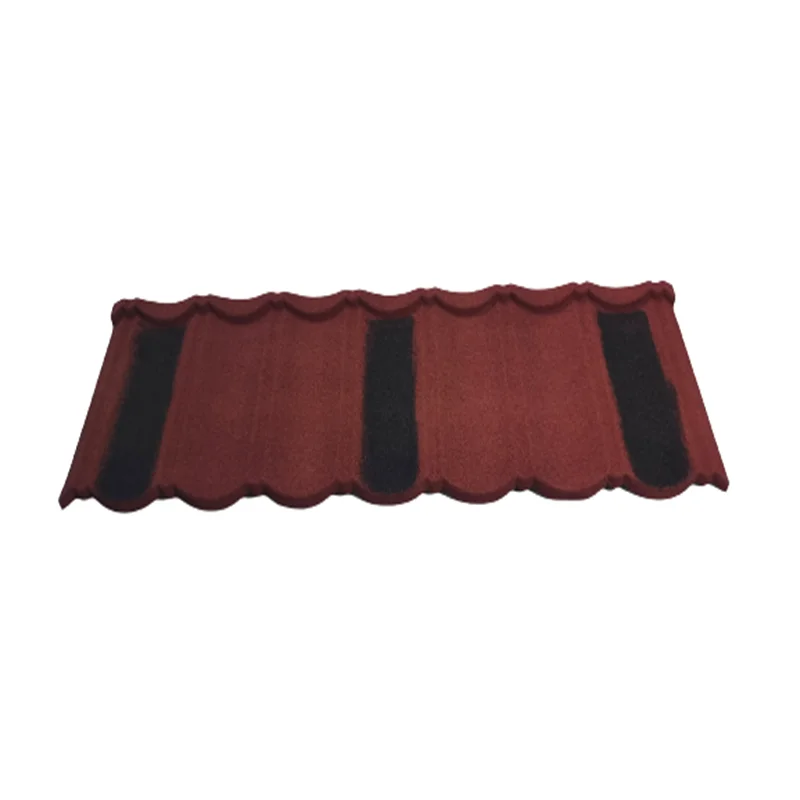 factory direct selling construction industry wathet blue stone coated metal roof tile