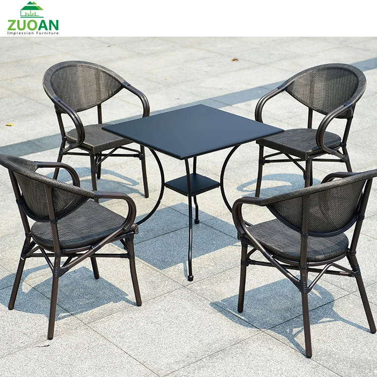 2021 Professional Manufacture Factory Sale Outdoor Restaurant Furniture Restaurant Chair And Tables Sets