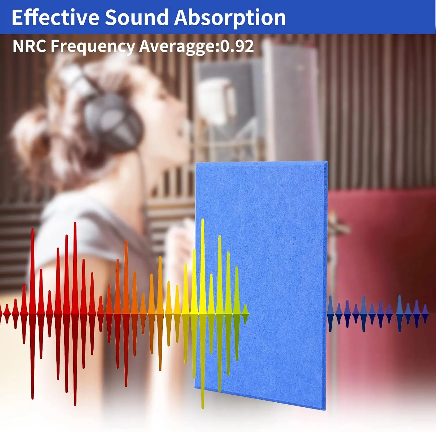 JTL Supplying European standard sound isolation polyester felt acoustic panel 9mm 12mm