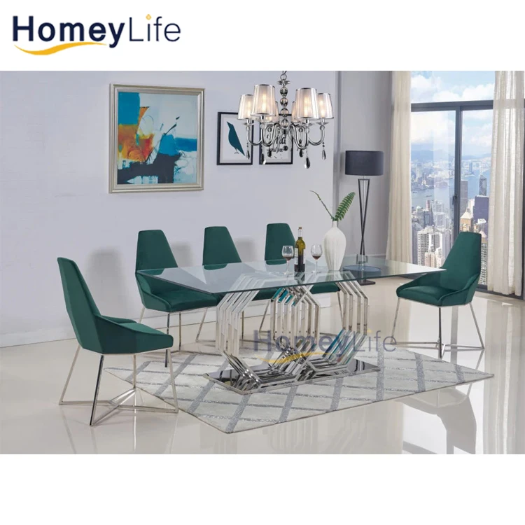 6ft Long Stainless Steel Wedding Banquet Dining Table Gold Frame with White Top