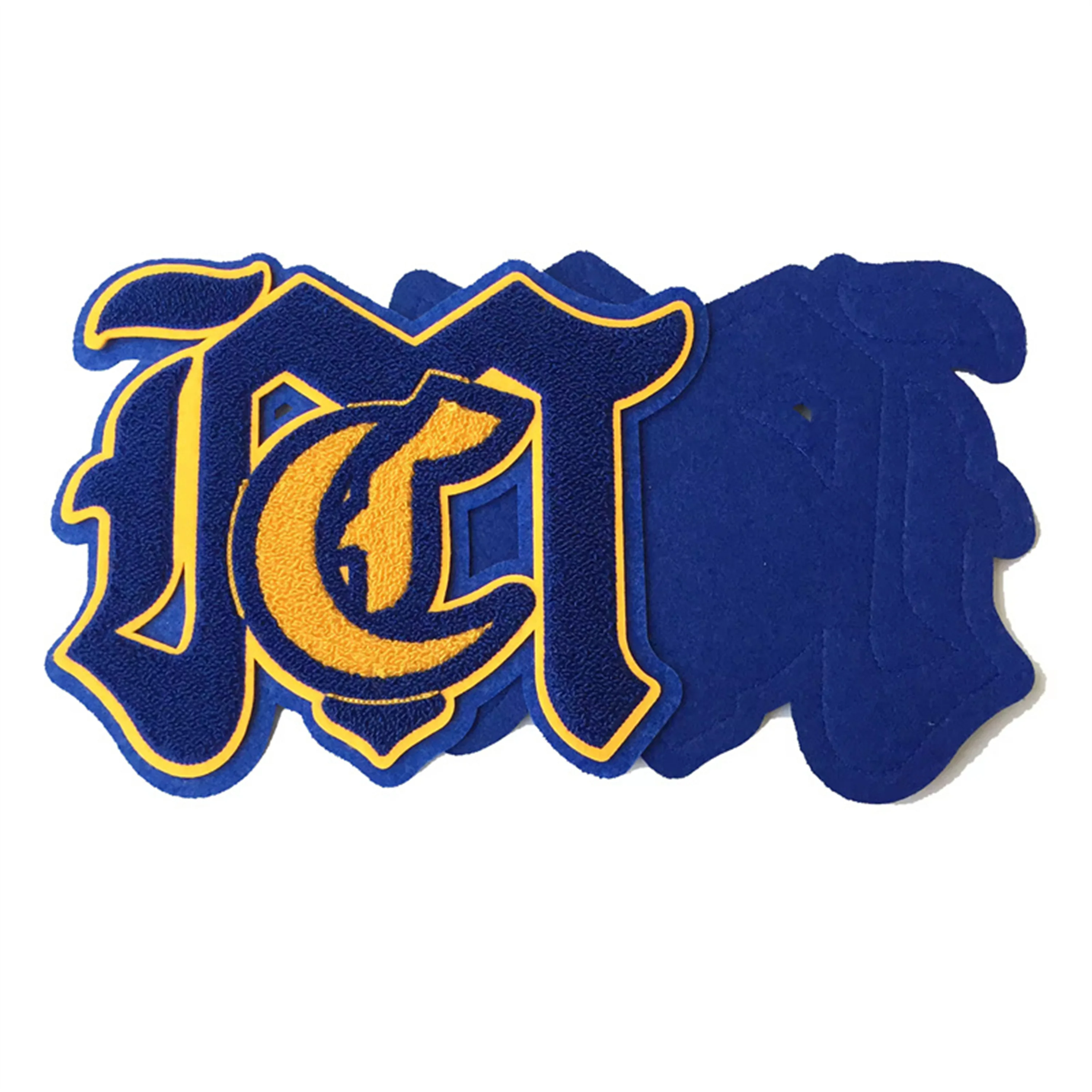 Patch Beaded Clothes DIY Decoration Book Patch Gold Domineering Letter Sequin Large Size  Fabric Chenille Resin Patches