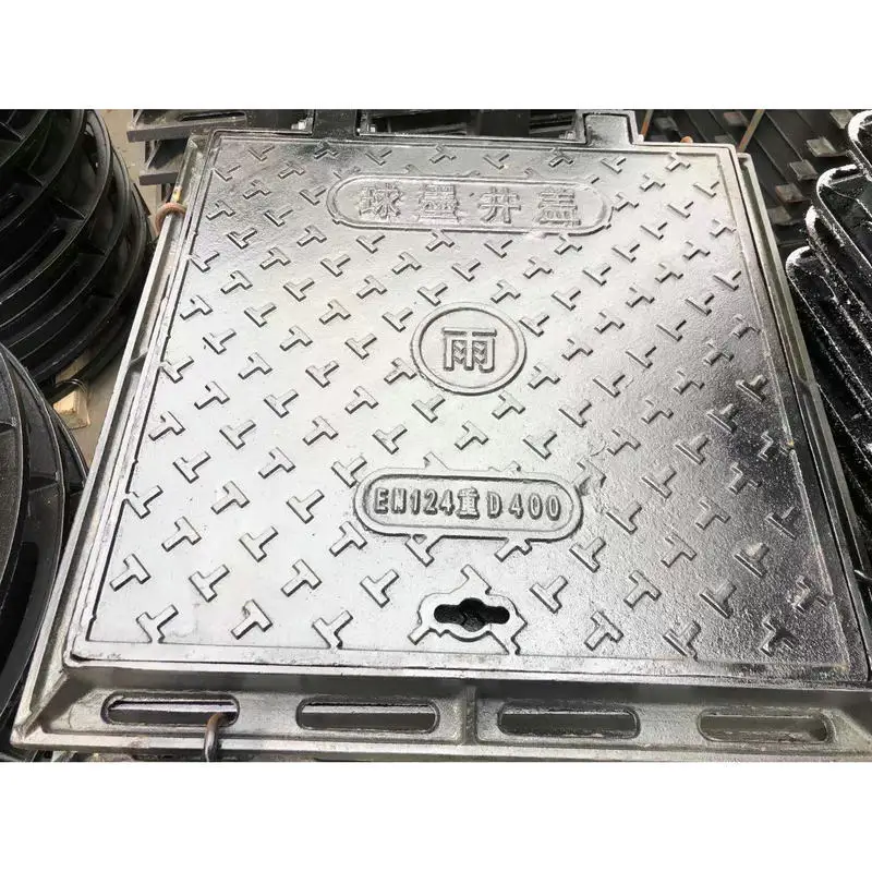 500x500 600x600 square en124 ductile iron manhole cover