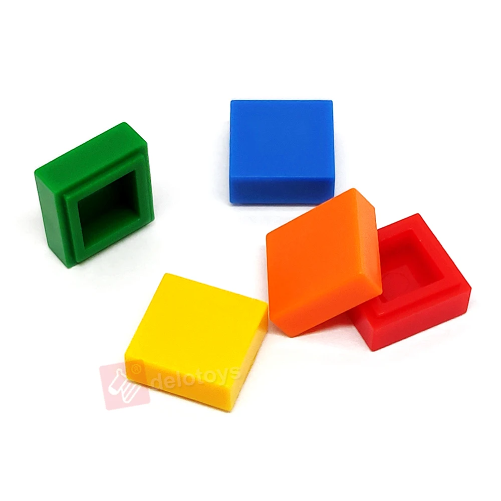 DELO TOYS  ( 24 COLORS ) Plastic building blocks bricks 1*1 Tile 1 x 1   (NO.3070)