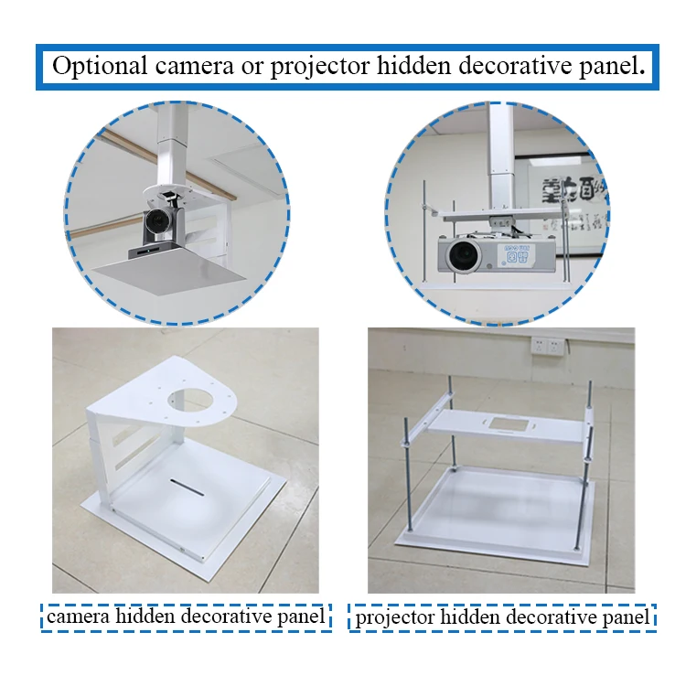 JGST hotselling Camera Lift Meeting Room Projector Hanger motorised Projector Lift Ceiling Mounts for Conference