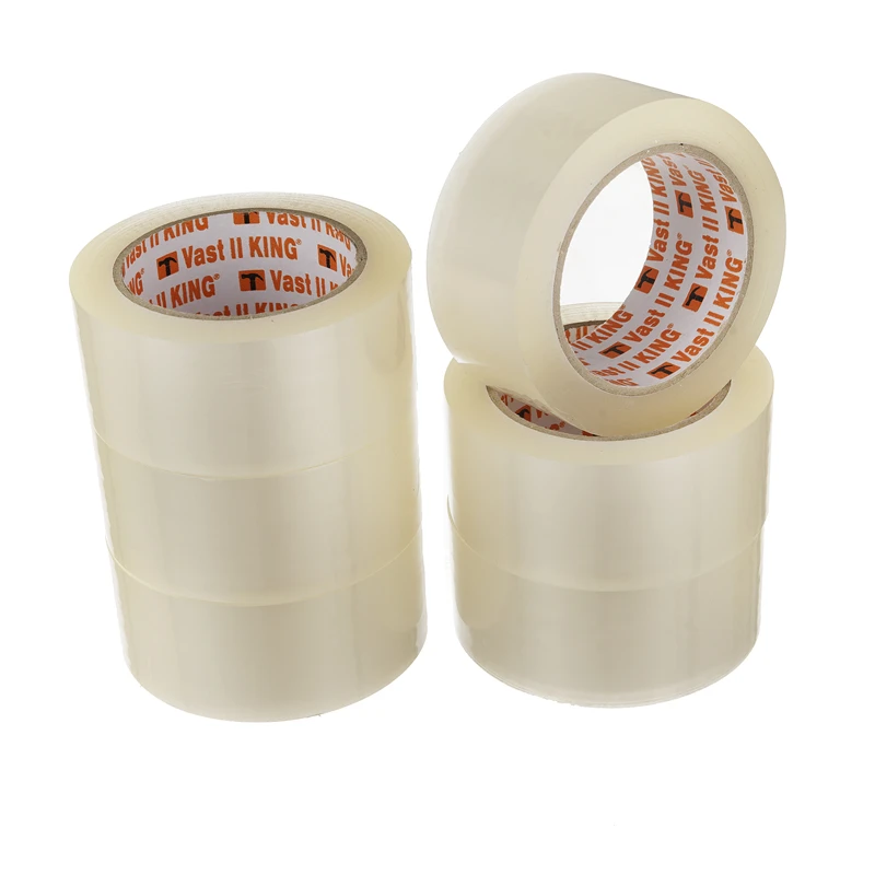 5% discount high quality clear transparent bopp packing adhesive packaging tape