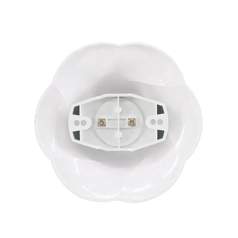 2023 Decovolt hot sale factory white lampholder cheap price e27 plastic lamp holder e27 base