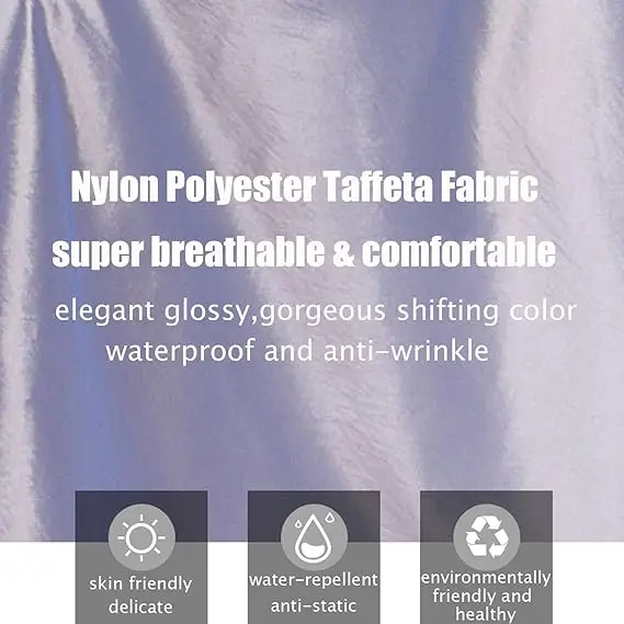 Nylon Polyester Taffeta  Custom Logo Hair Salon Makeup Haircut Gown with Snap Black Barber Apron Hairdresser Capes