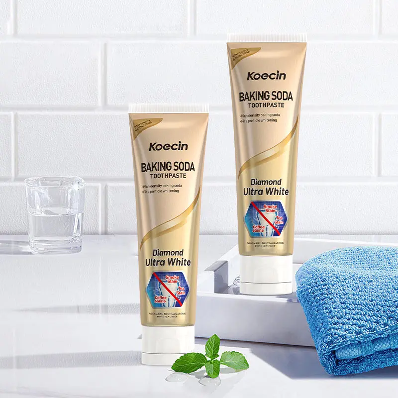 Wholesale price Customized mint flavor toothpaste Natural Active Teeth Whitening Toothpaste