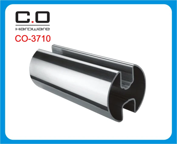 Hot sales stainless slot pipe railing balustrade  top support
