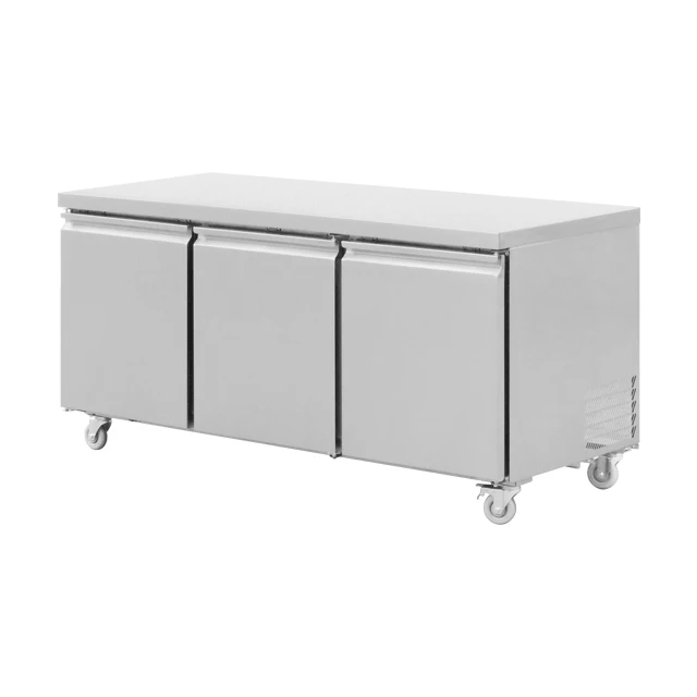 Air Cooling 3 Doors Stainless Steel Under Counter Fridge/Commercial Refrigerator/Hotel Fridge BN-CC22R4-M