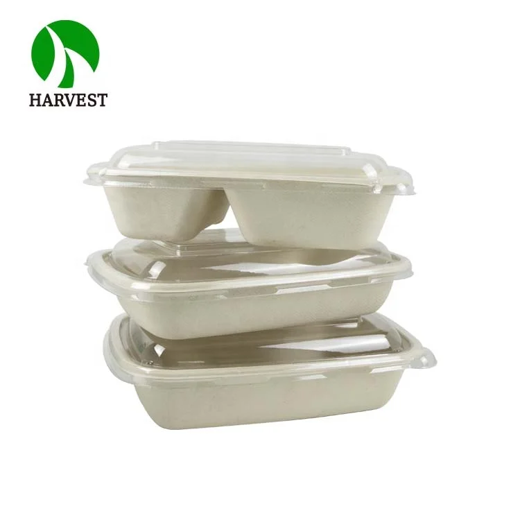 24oz 750ml biodegradable disposable sugarcane bagasse paper bowl