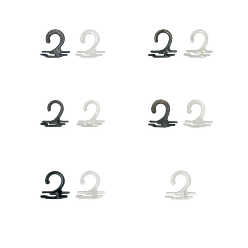 Plastic Packaging Transparent Snap Hook Supermarket Question Mark Small Commodity Hook