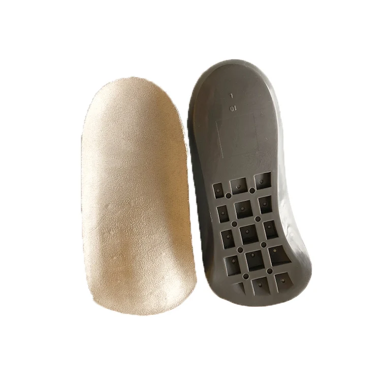 Plastic 3/4 arch support orthotic insoles detox foot pad cushion insole massaging