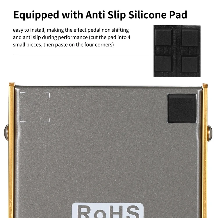 IRIN Delay Guitar Effect Pedal with Mix/Feedback/Delay 3 Control Knobs for Electric Guitar - NASCAR DELAY