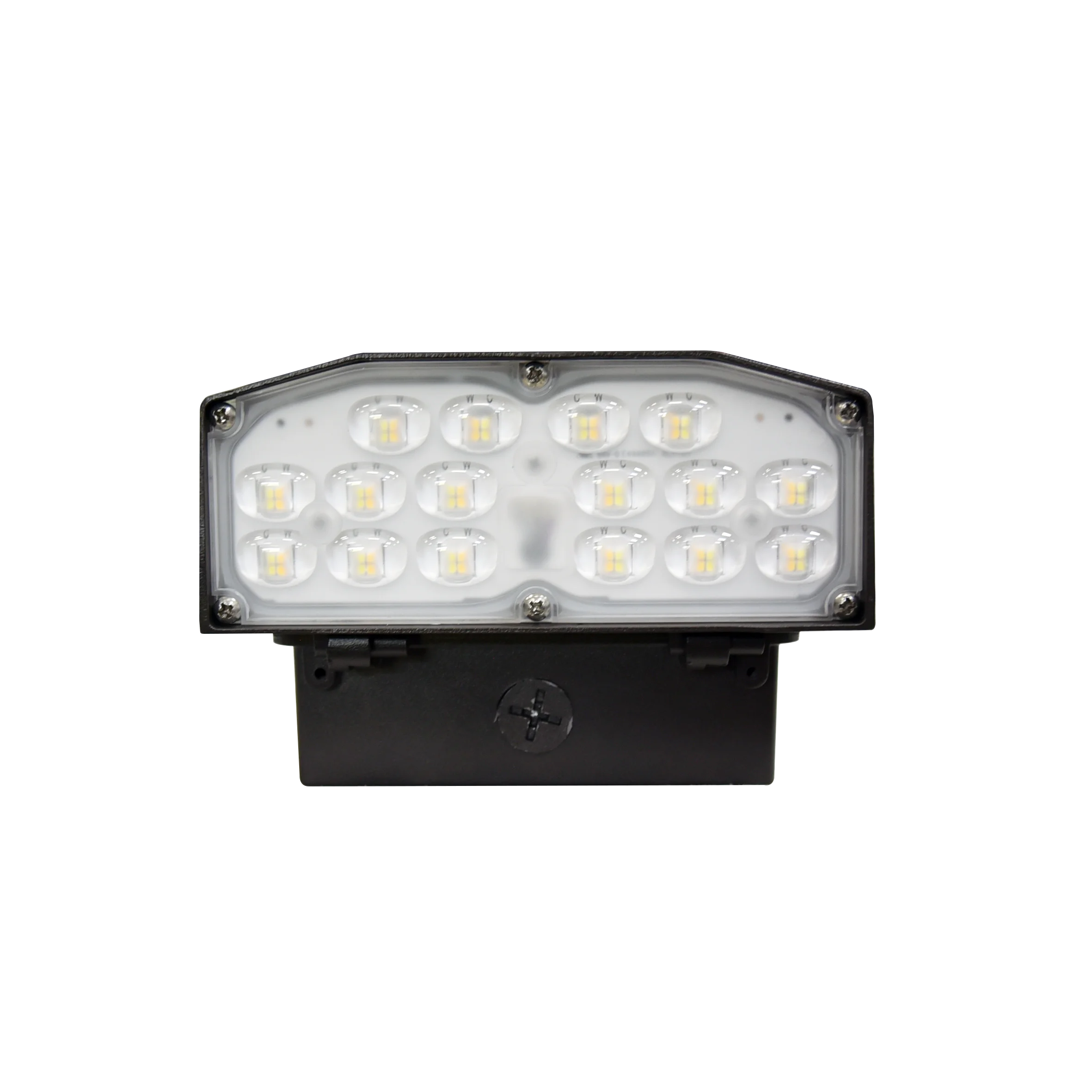 Color/power selectable wet location IP65 LED full cut off aluminum wallpack light 30w