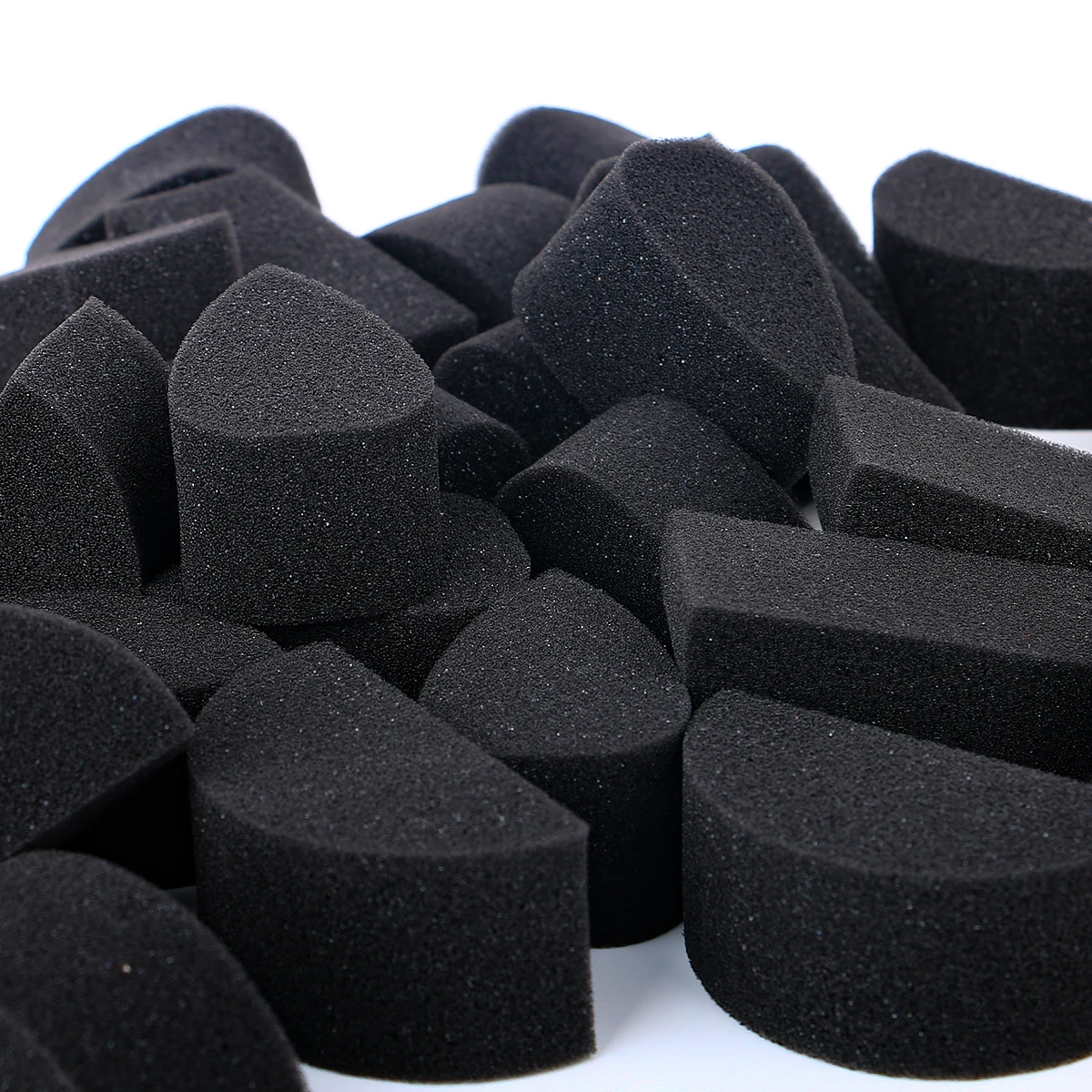 Wholesale Cheap Black Color Makeup Sponge Face Paint Beauty Cosmetic Puff Blending Paint Foam Sponge