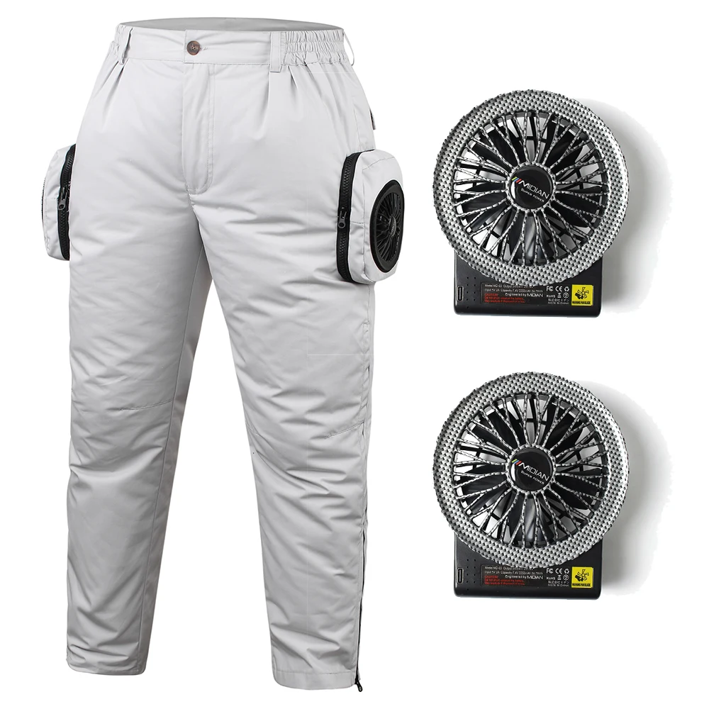 MIDIAN working pant mens work pants boys pant camping & hiking wear air condition clothing fan