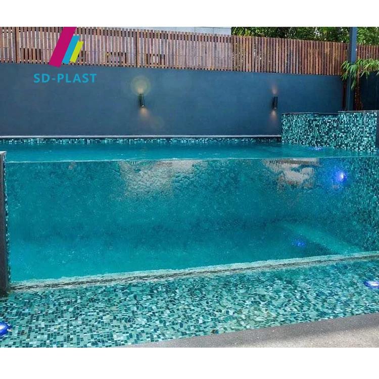 High quality ce approved freestanding clear transparent acrylic outdoor swimming pool manufacturer