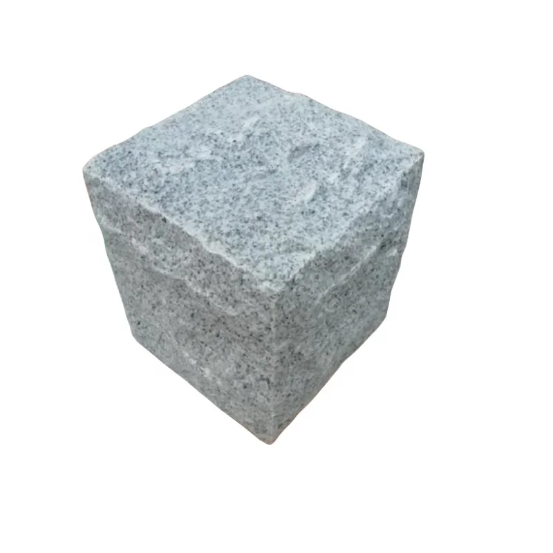 Walk Way Cheap G603 Flamed Tumble Brick Driveway Pavers Driveway Paving Stone Granite Cobblestone Driveway Pavers Mesh