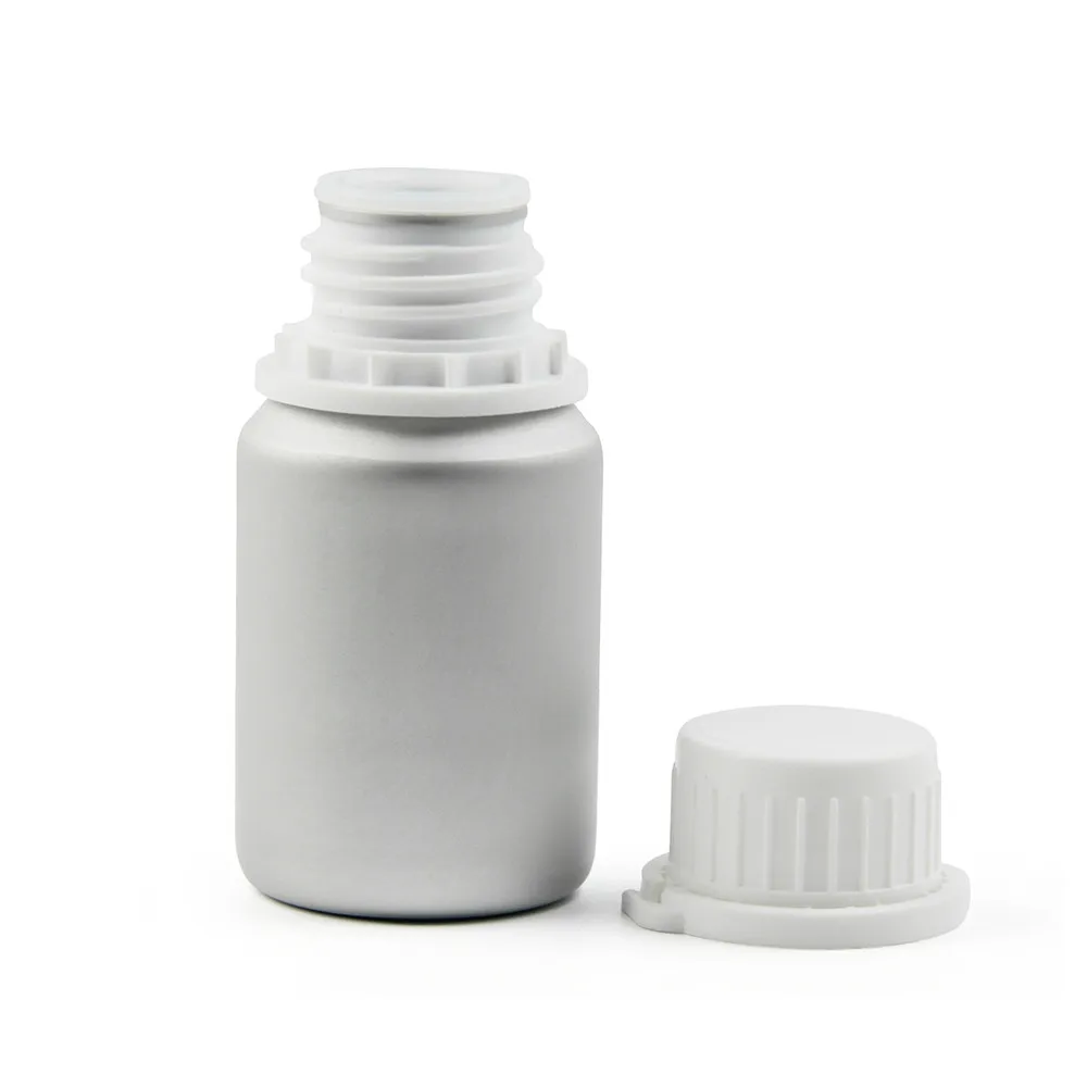 Frosted essential oil bottle fragrance cobalt blue aluminium bottle chemical packaging bottle