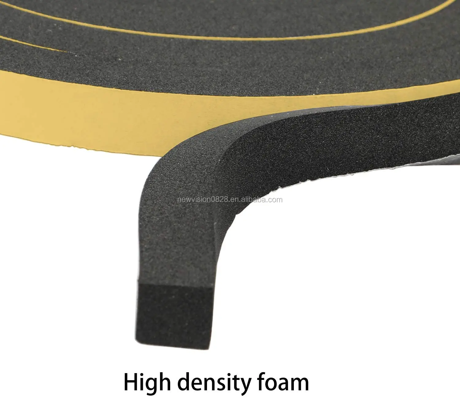 
High Quality Strong Foam Tape Shock Resistance Flame Retardant Moisture Resistance Seal Strip Black 