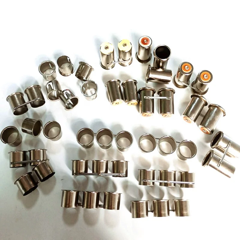 Negative iron pipe for cigarette lighter Hollow rivet corns Metal cigarette lighter lifting barrel Car metal cigarette lighter