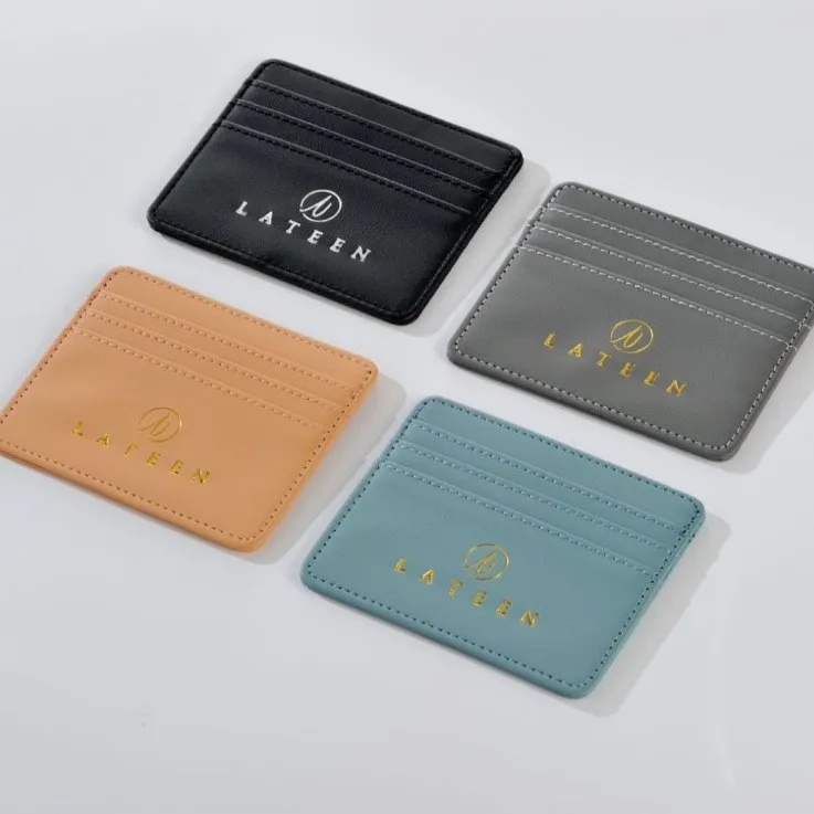 New Arrival Custom LOGO Business Card Manufacturers Wholesale Bank Card Credit PU Leather Card Bag