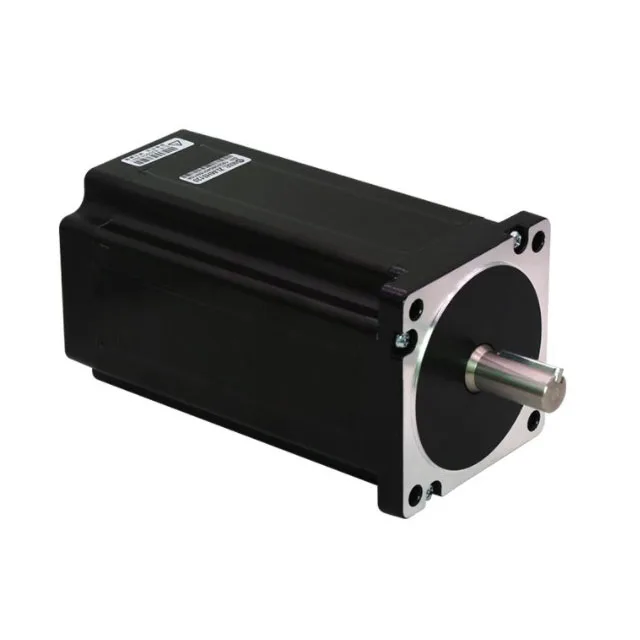 Hot Sales CE ROHS 6A 12N.m 2 phase 86mm nema34 single shaft dc hybrid DC stepper step motor and driver kit for laser machine