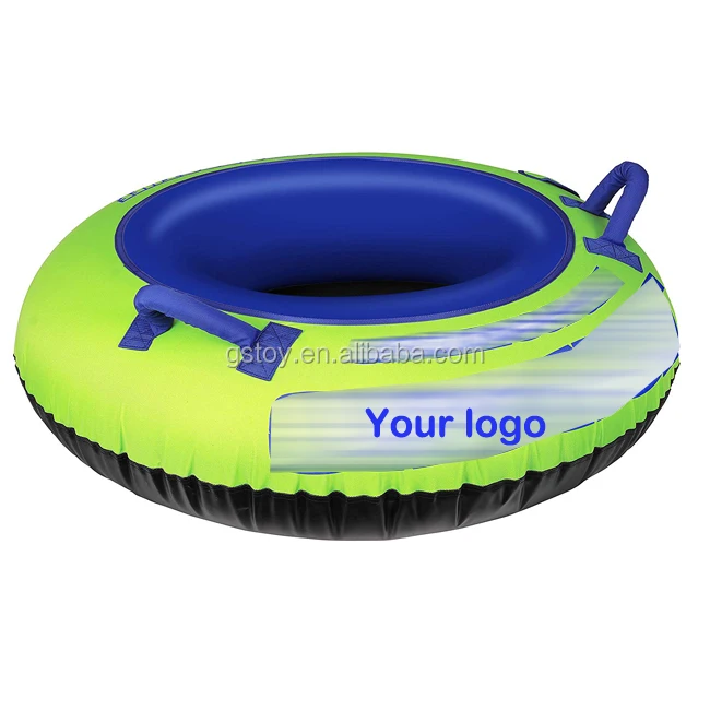 snowscooter inflatable custom snow tube with cover