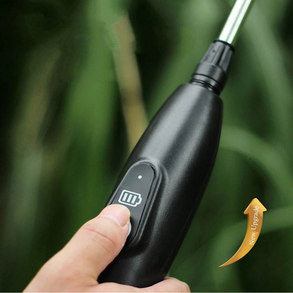 Garden Electric Sprayer Battery Powered Sprayer Wand USB Rechargeable Portable Watering Wand with Telescopic Rod