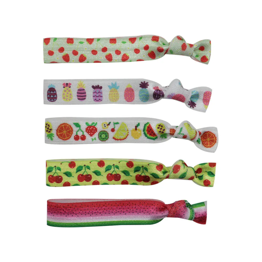 Браслеты с принтом фруктов манго арбуза клубники 15
