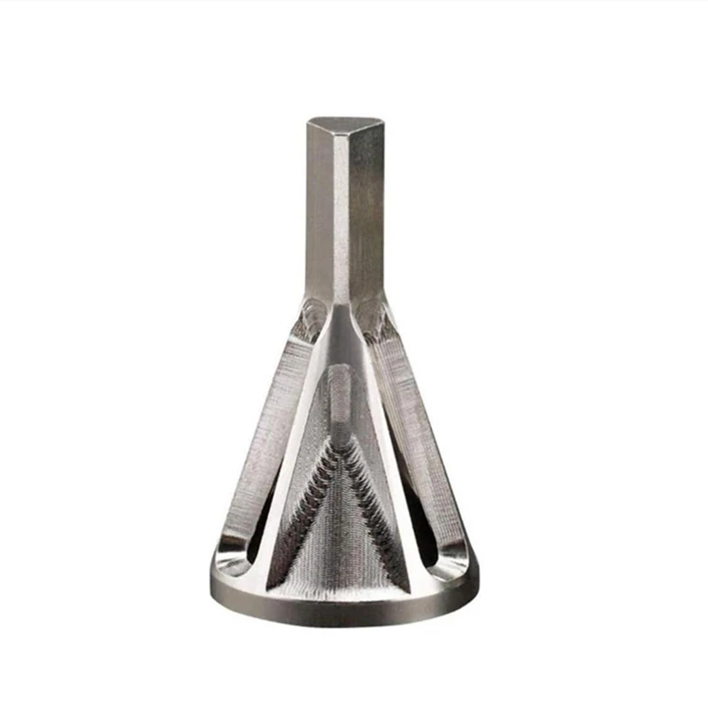 Deburring External Chamfer Tool, Stainless Steel Remover Burr,Deburring Drill Bit With Triangle Shank